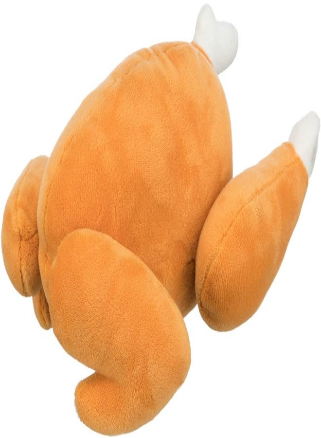 TRIXIE Roast Chicken Squeaky Plush Toy for Dogs, Soft Cuddly Plush Toy, Polyester Material, Perfect for Both, Indoor & Outdoor Play Sessions - 26 cm - Image 1